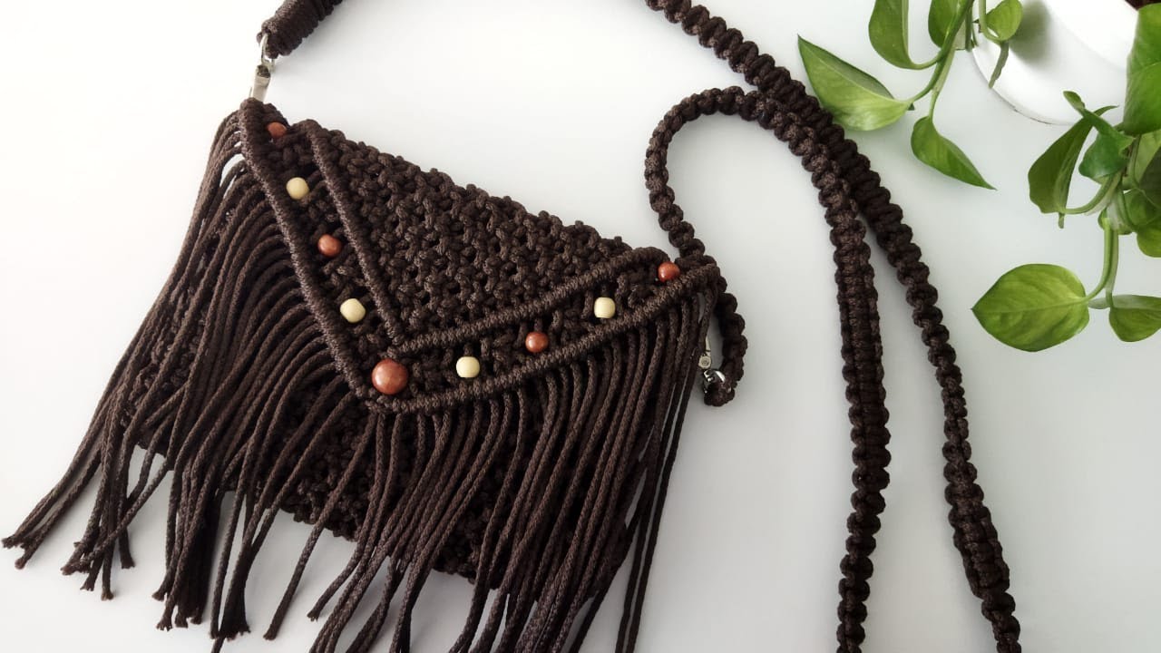TUTORIAL BOLSO MACRAME (paso a paso) ● DIY MACRAME BAG STEP BY STEP