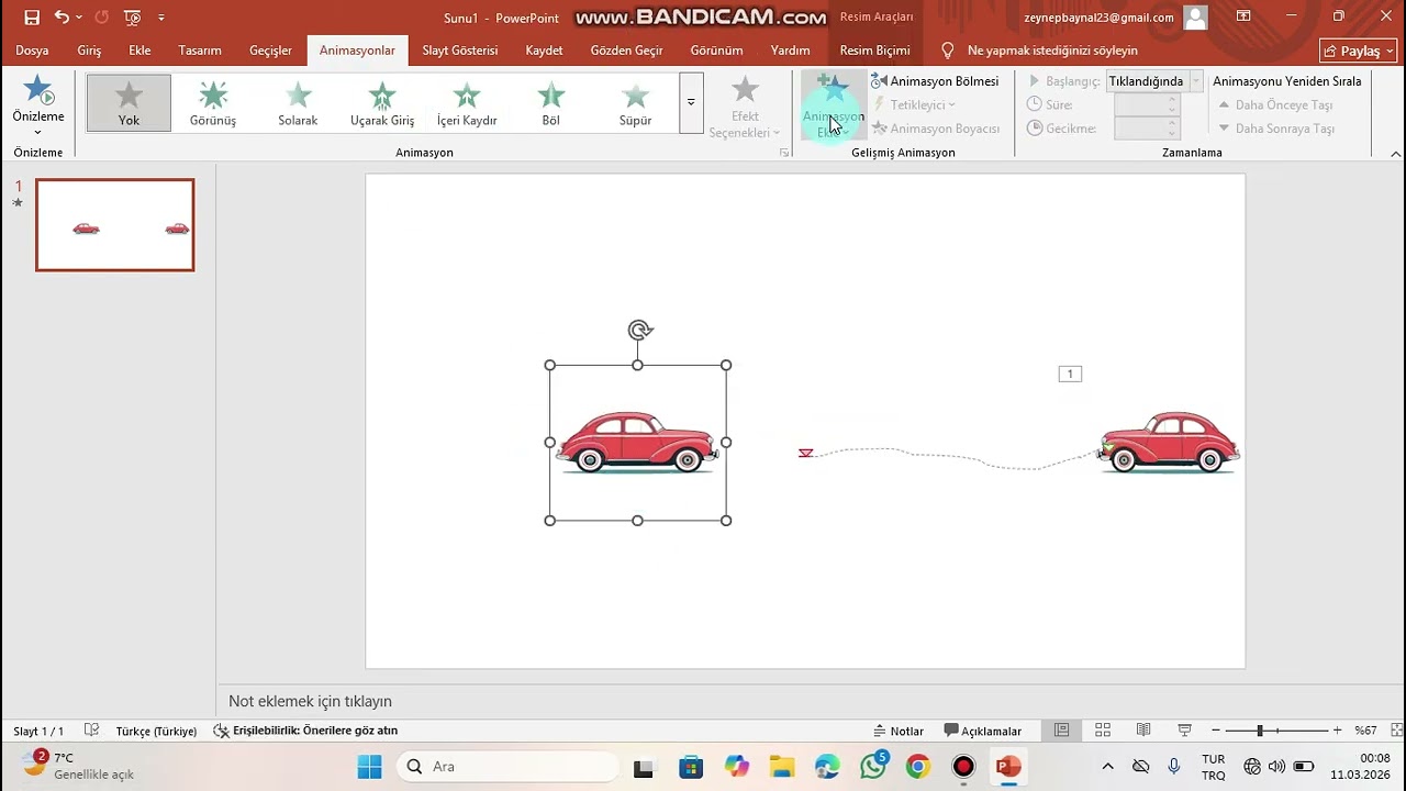 Powerpoint Animasyon Hazırlama