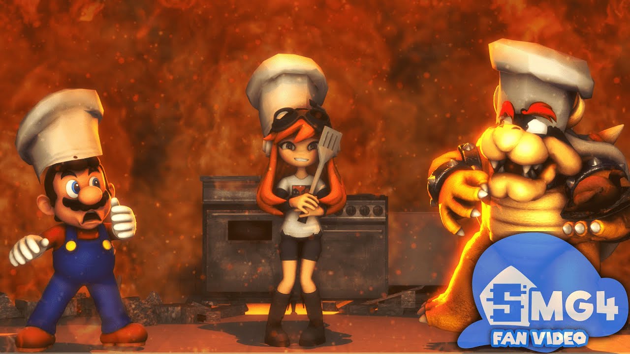 SMG4 FV: Готовим с Марио и Боузером! (при участии Мегги Шплетцер)