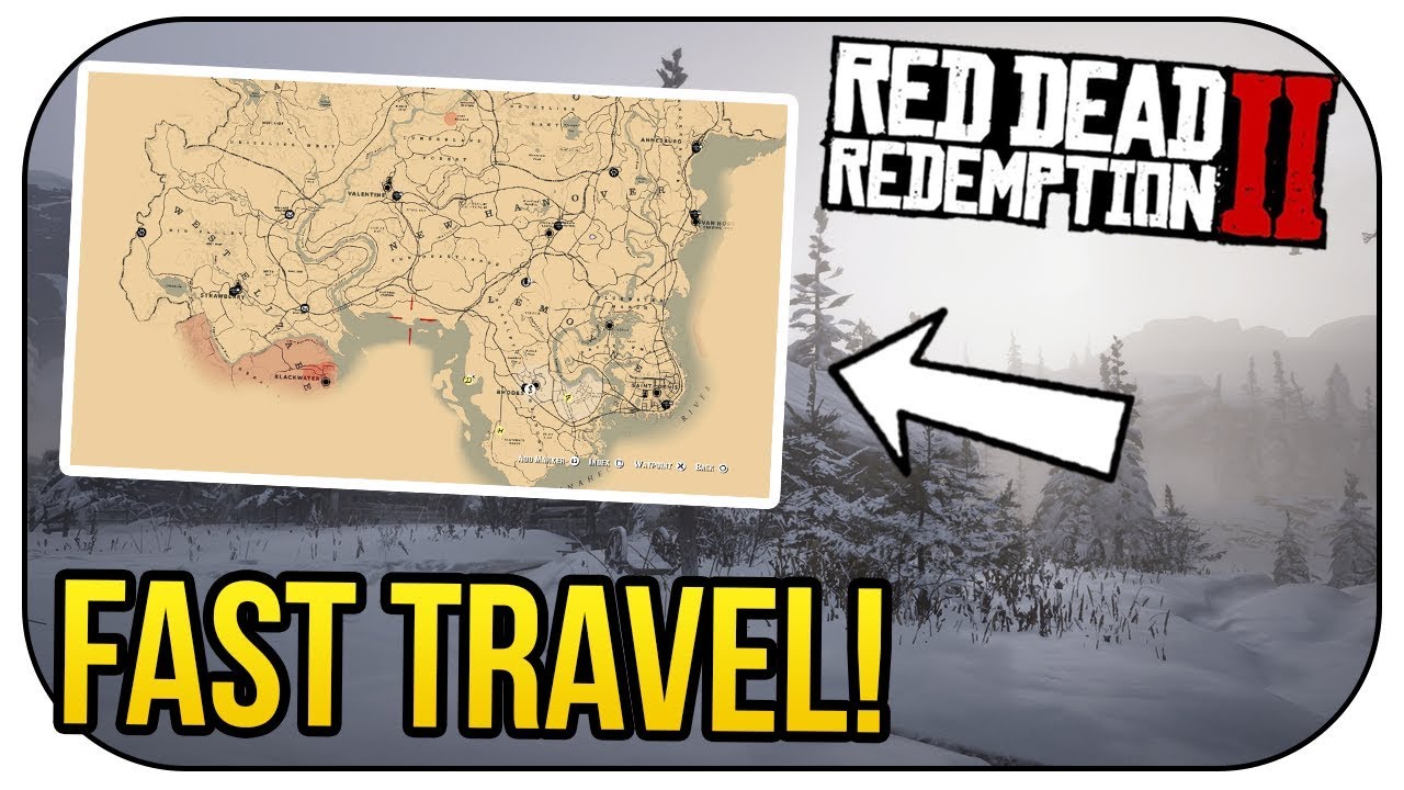 Как разблокировать БЫСТРОЕ ПУТЕШЕСТВИЕ в Red Dead Redemption 2!