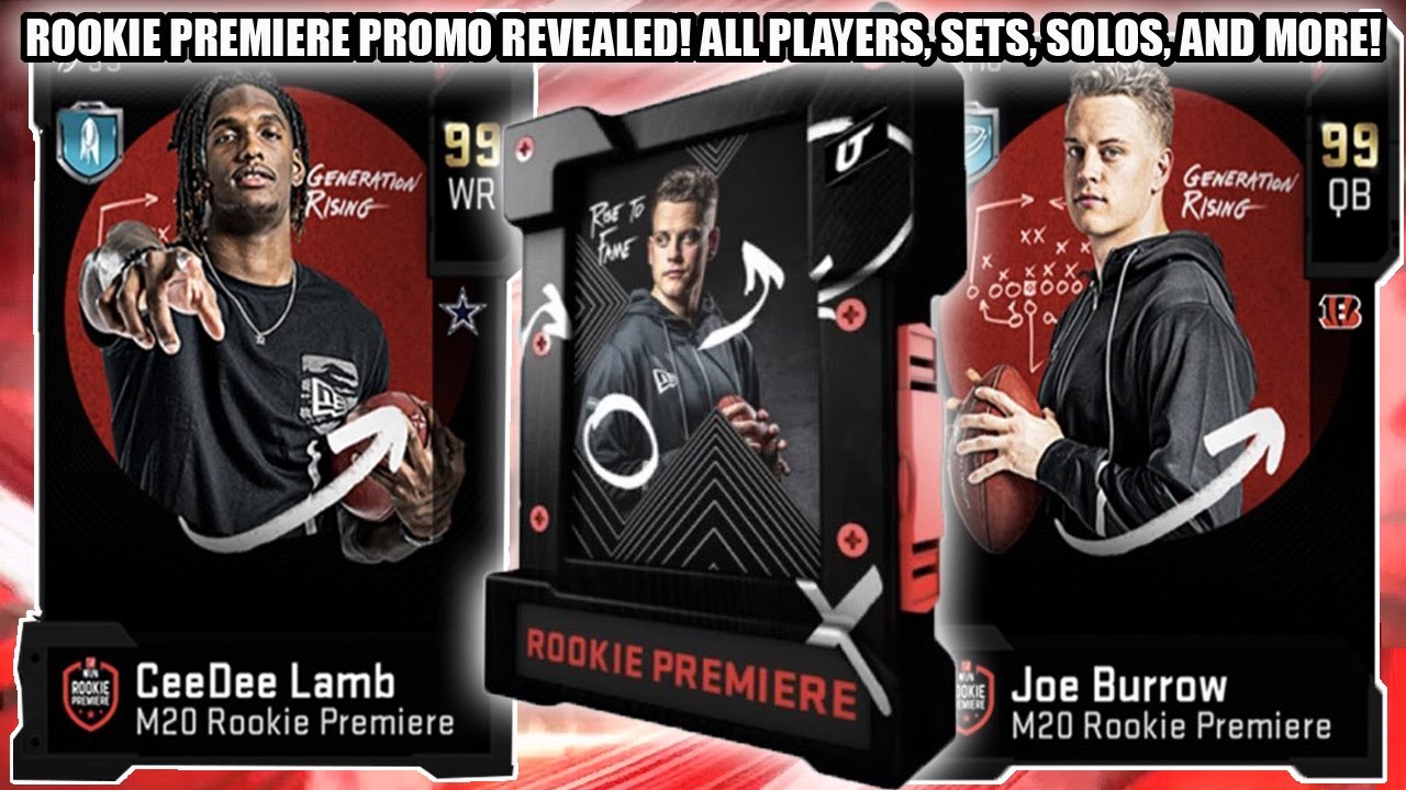 MADDEN 21 ROOKIE PREMIERE PROMO REVEAL! ALL SETS, PLAYERS, SOLOS, AND MORE! | MADDEN 20
