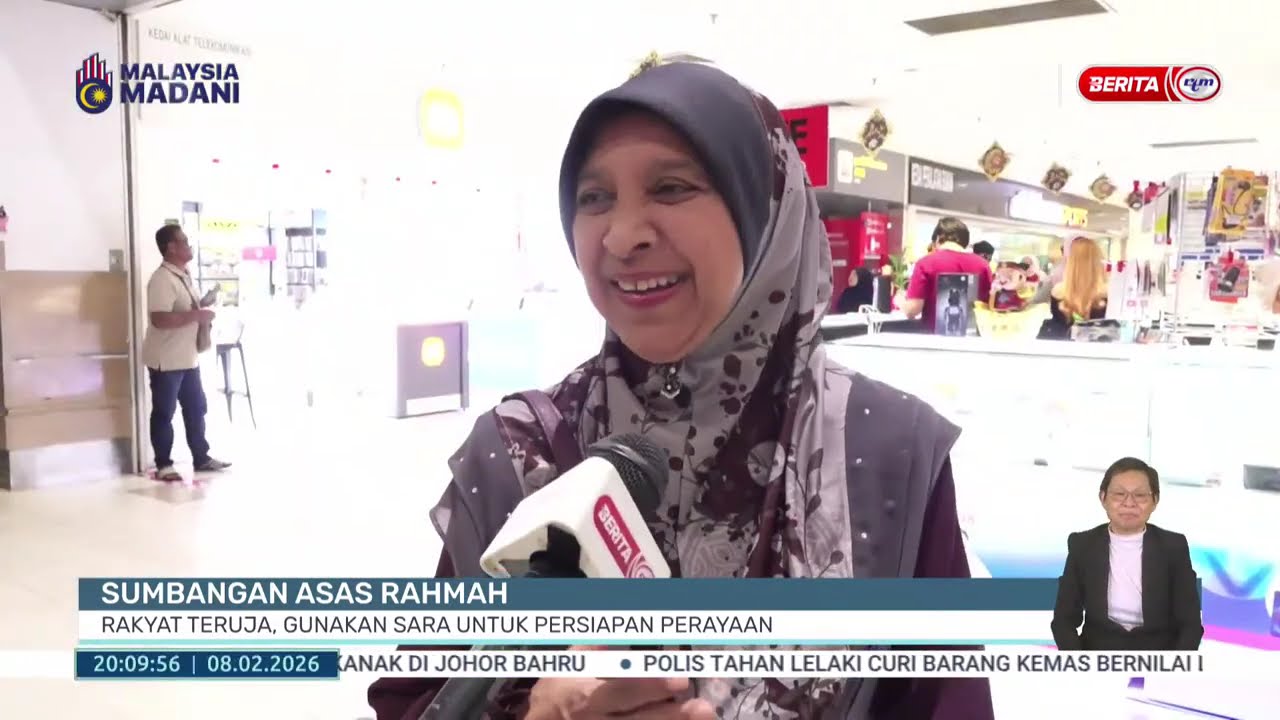 8 FEB 2026 - B.PERDANA - SUMBANGAN ASAS RAHMAH: RAKYAT TERUJA, GUNAKAN SARA UNTUK PERSIAPAN PERAYAAN