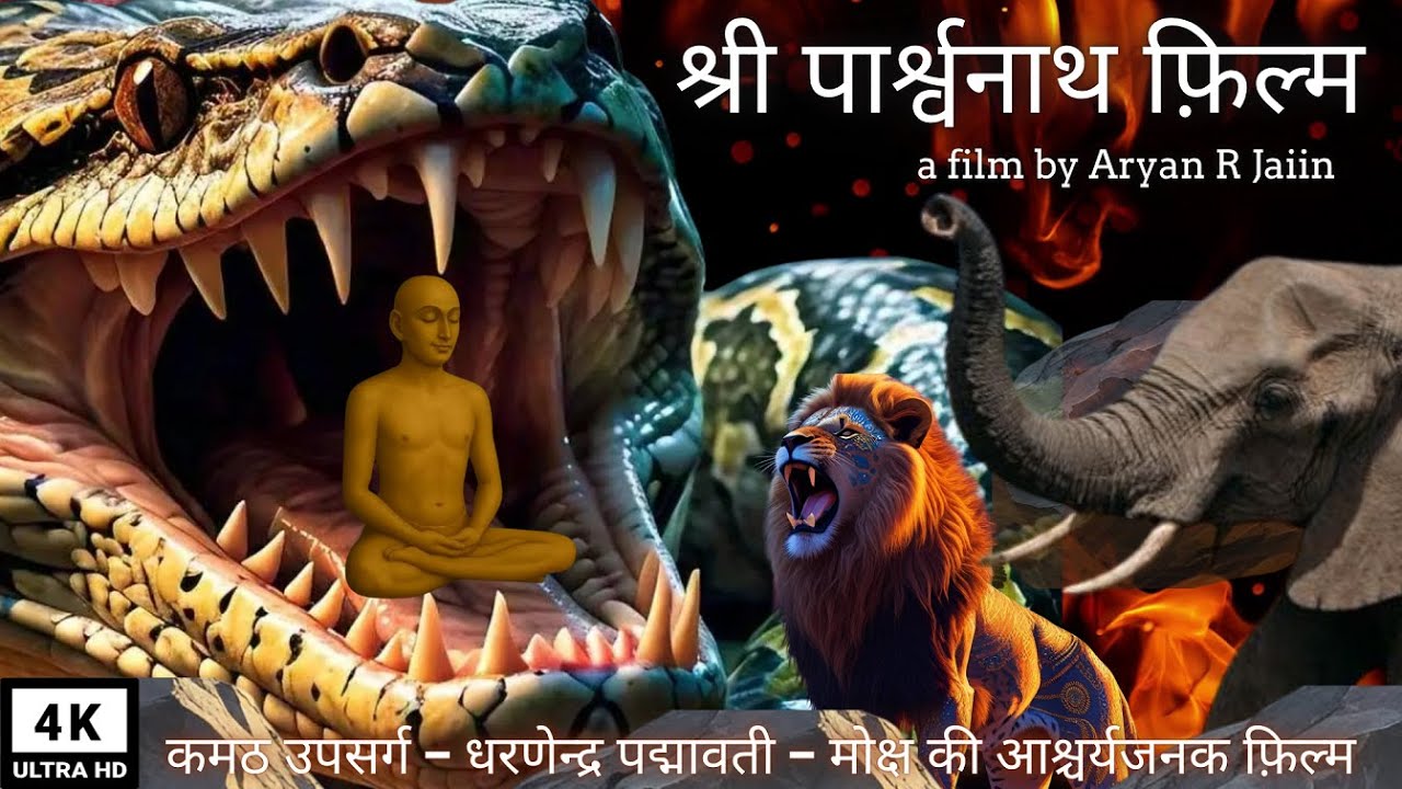 श्री पार्श्वनाथ फ़िल्म | कमठ उपसर्ग ,धरणेन्द्र पद्मावती और श्री पार्श्व  मोक्ष की आश्चर्यजनक कहानी