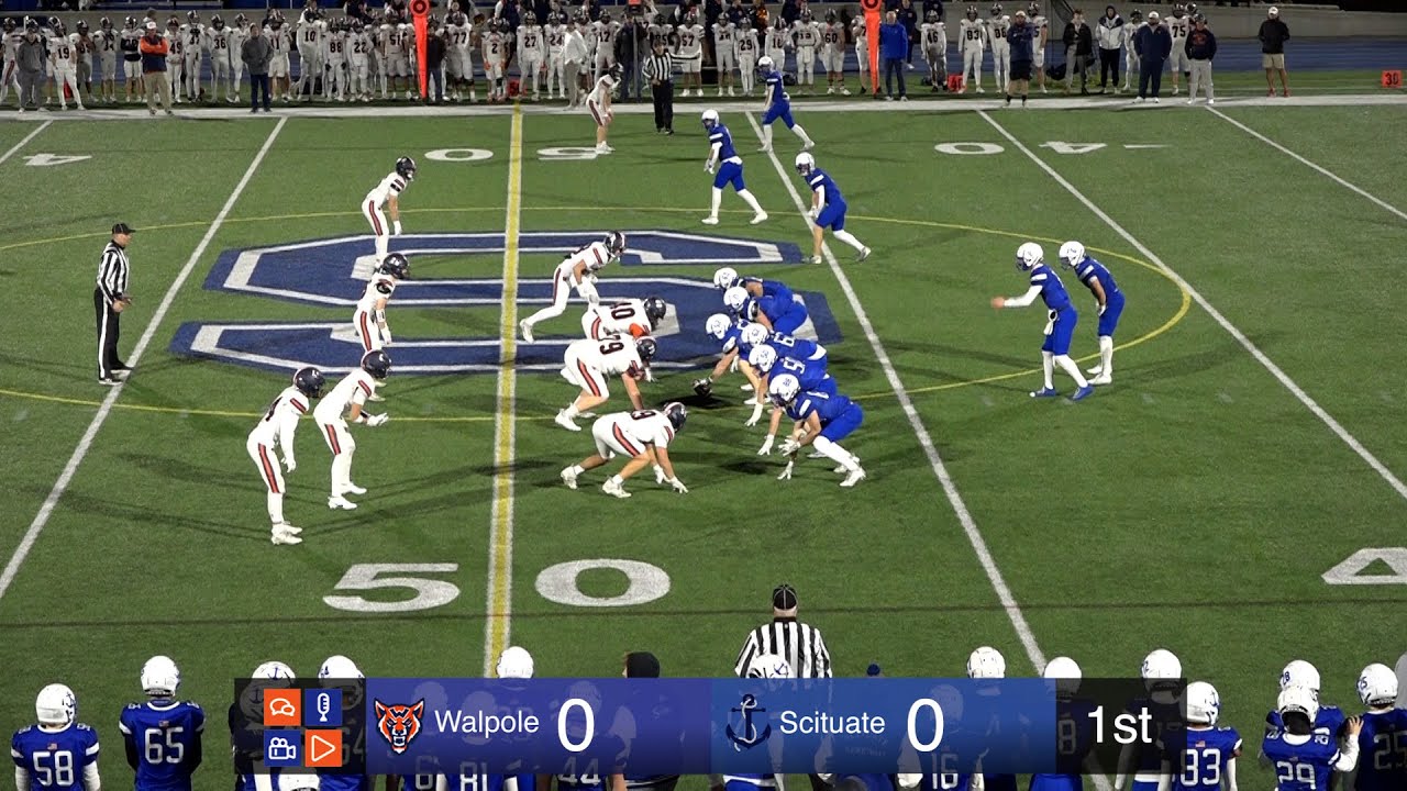 Walpole Varsity Football vs. Scituate