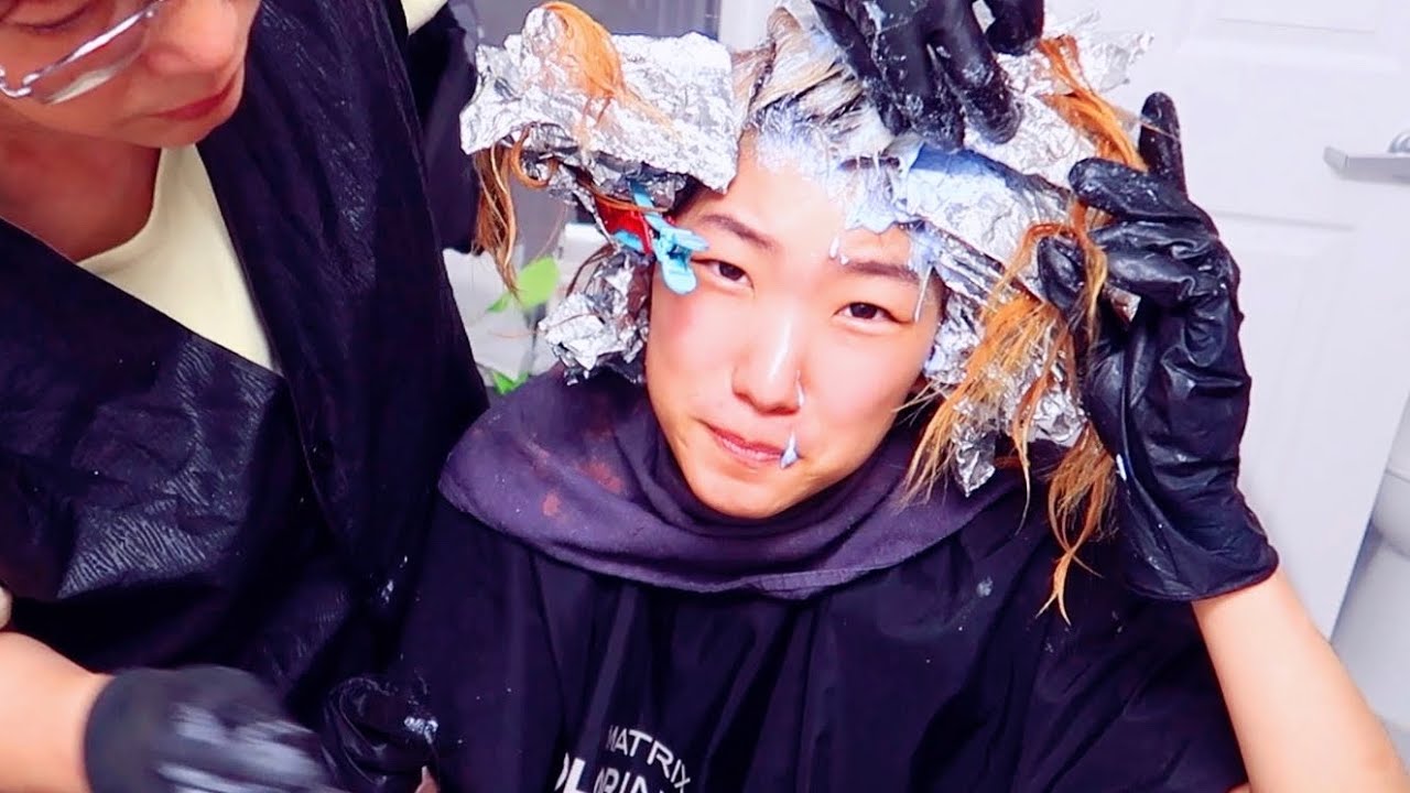 bleaching fail... with my mom... we messed up lol 💀