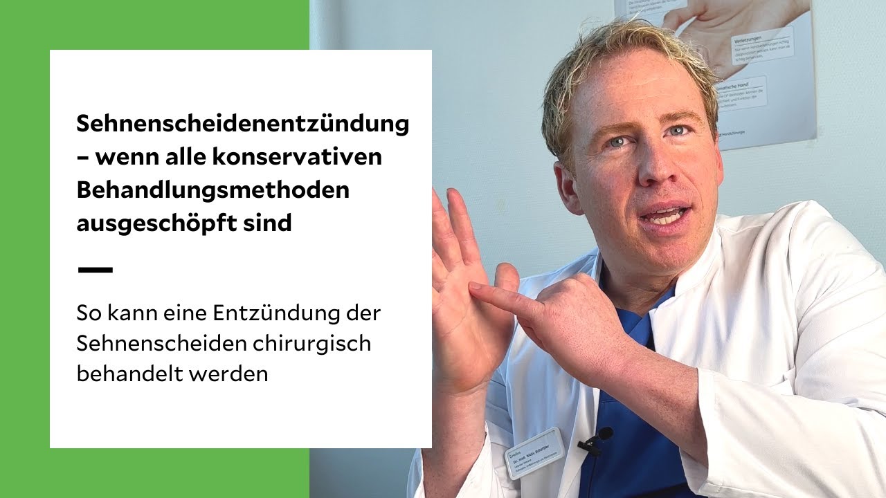 Sehnenscheidenentzündung (Tendovaginitis) – wie die Handchirurgie helfen kann