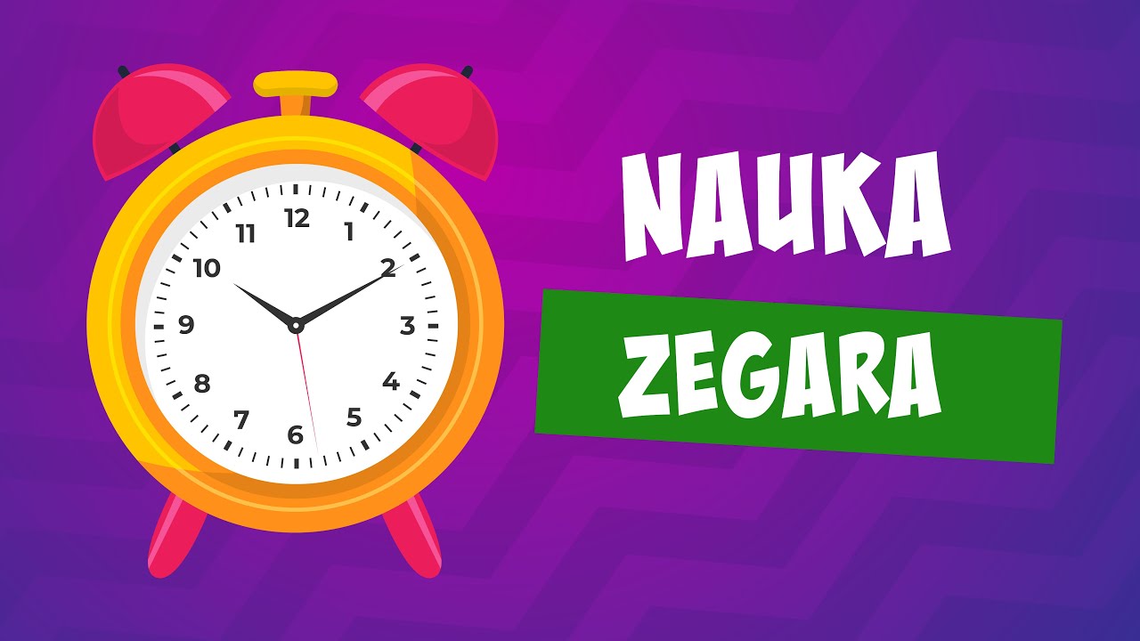 Nauka zegara dla dzieci ⌚ Zegar dla dzieci