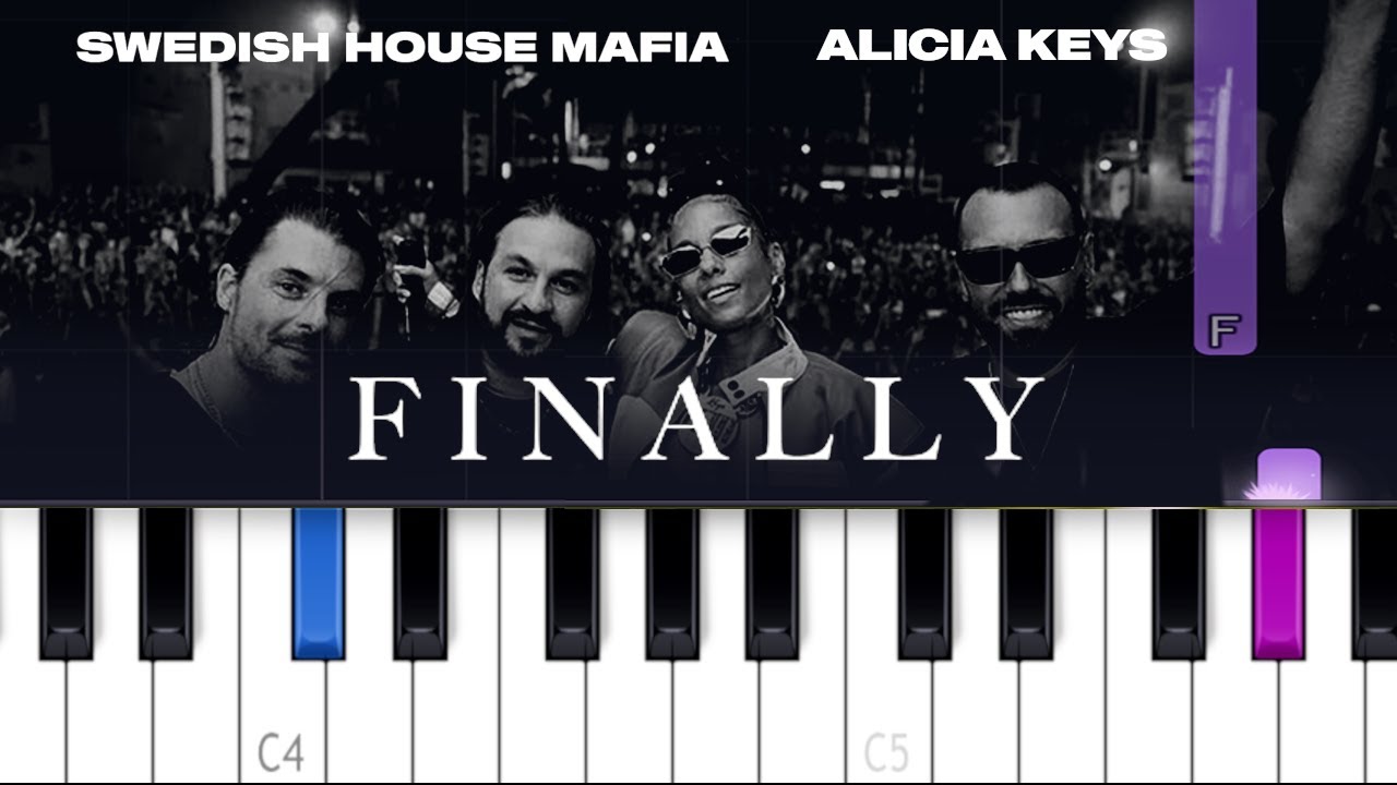Swedish House Mafia & Alicia Keys - Finally (Piano Tutorial)