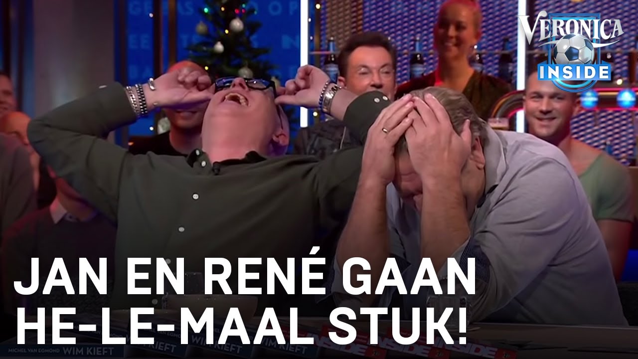 Jan en René gaan he-le-maal stuk om hilarische Gerard | VERONICA INSIDE