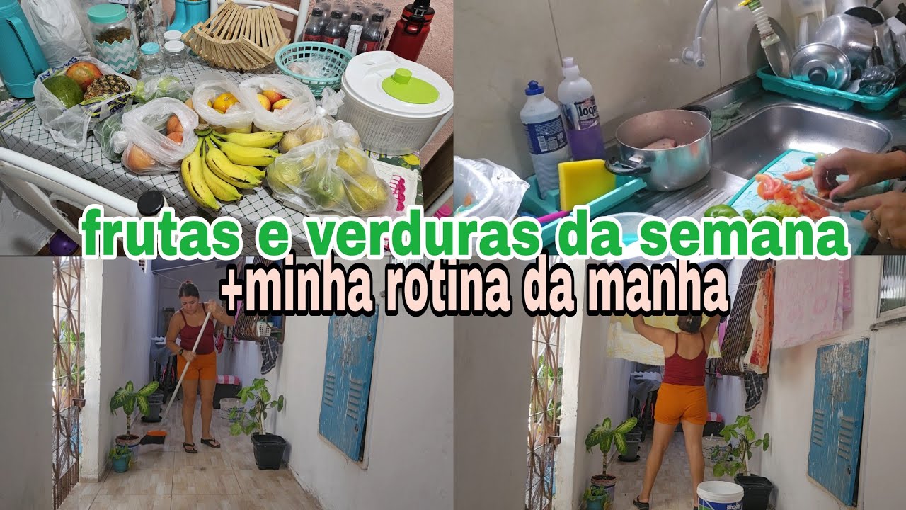DIA DE COMPRAR FRUTAS E VERDURAS DA SEMANA + ROTINA DA MANHA 