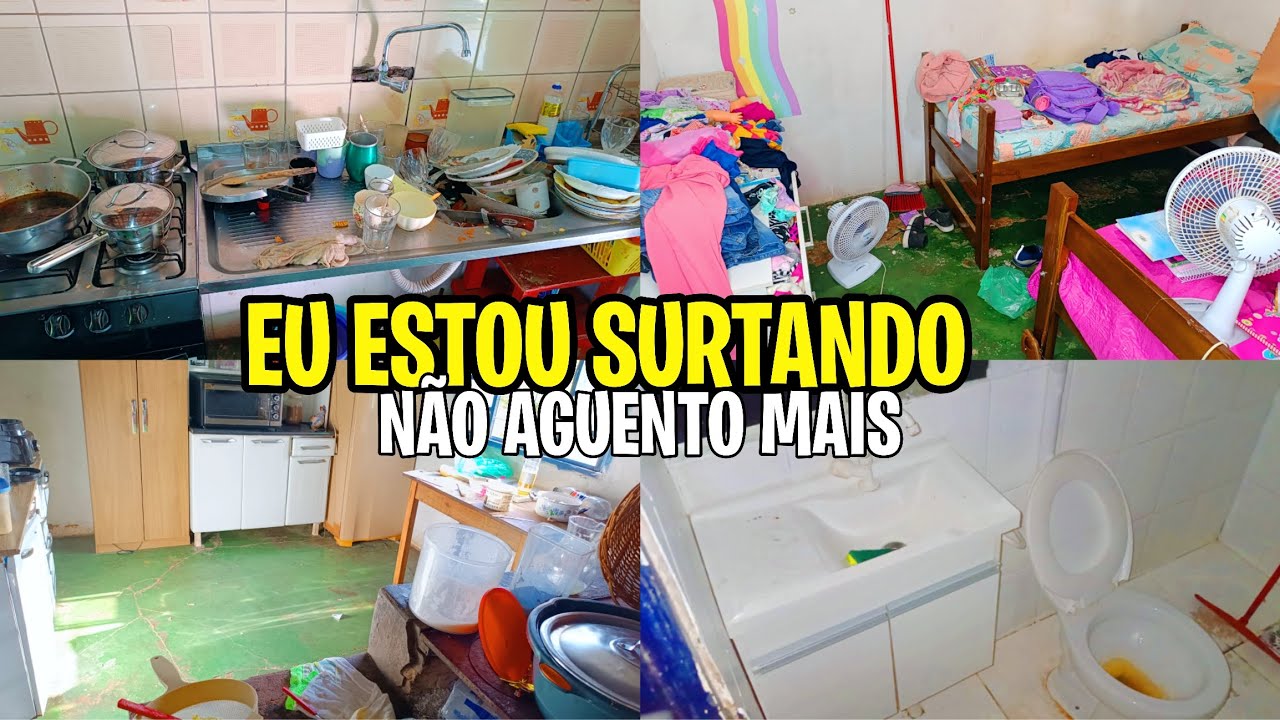 EU TÔ SURTANDO/ GUENTO MAIS NÃO/ FAXINA E FALA