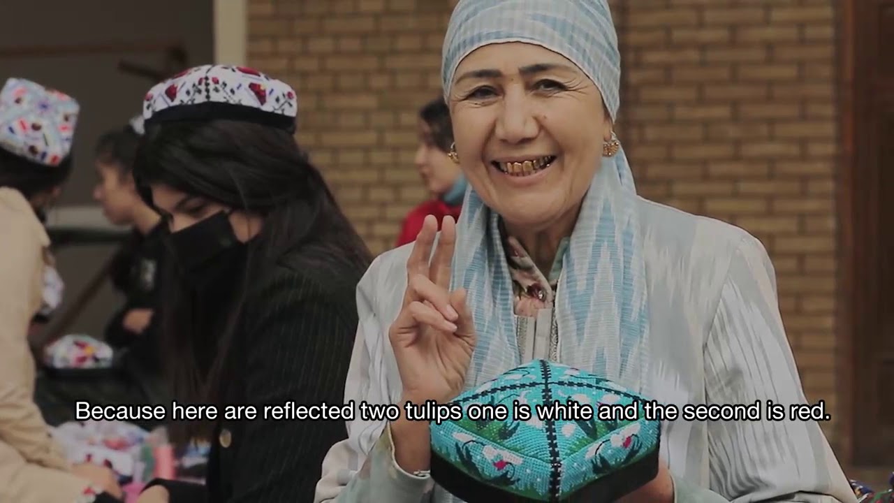 Изготовление тюбетейки в Узбекистане | Scullcap making of Uzbekistan