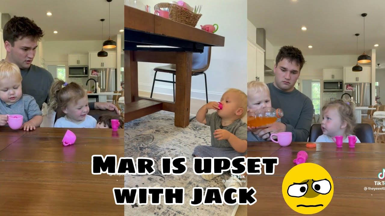 Mar is upset with Jack! why?| Marleigh and Chris| the yeet babies| Tik tok TV.21