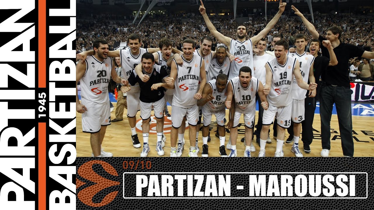 PARTIZAN - MAROUSSI 79-76 | TOP16 EUROLEAGUE 09/10 |
