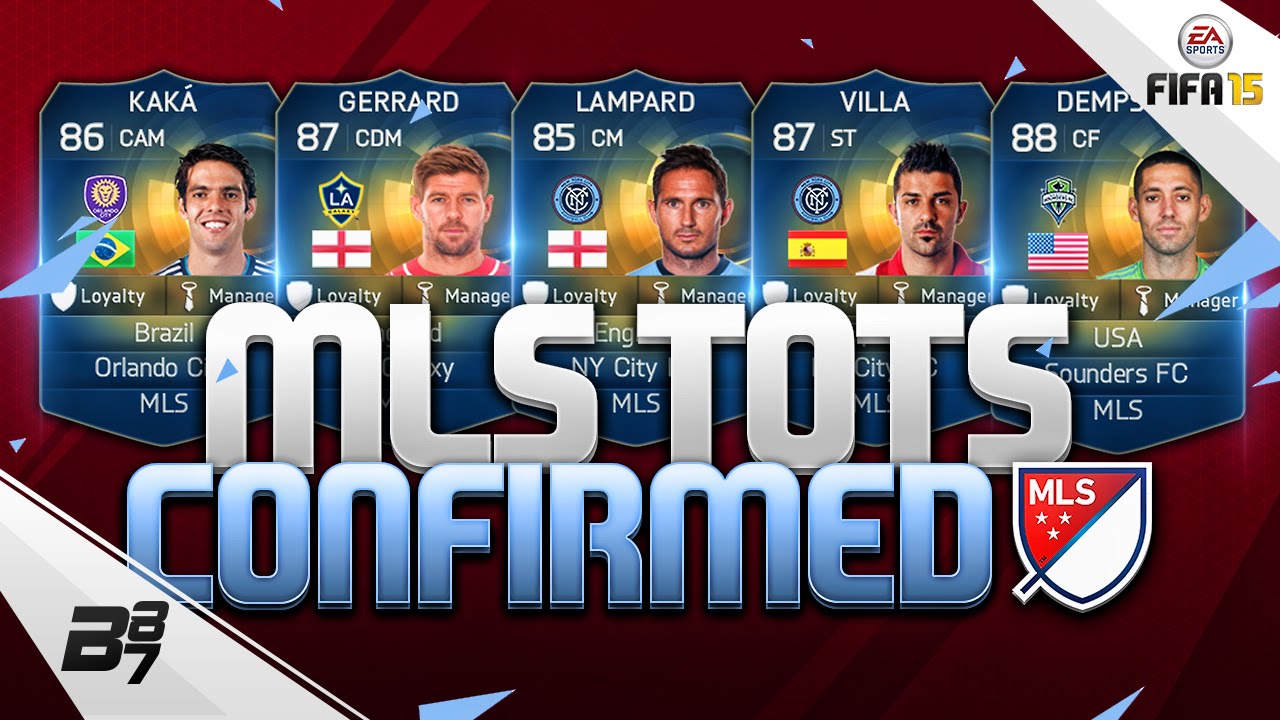 THE CONFIRMED MLS ALL STAR TOTS!! w/ TOTS GERRARD and TOTS KAKA | FIFA 15