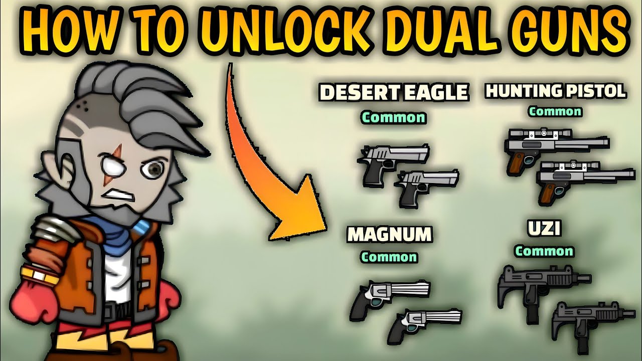 how to unlock dual gun in mini militia