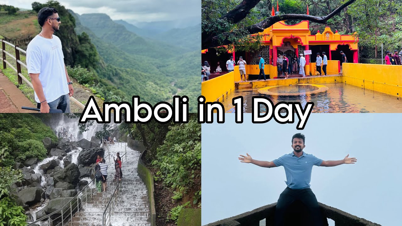 Amboli falls top 5 places to visit in monsoon | Amboli ghat | monsoon | 2024