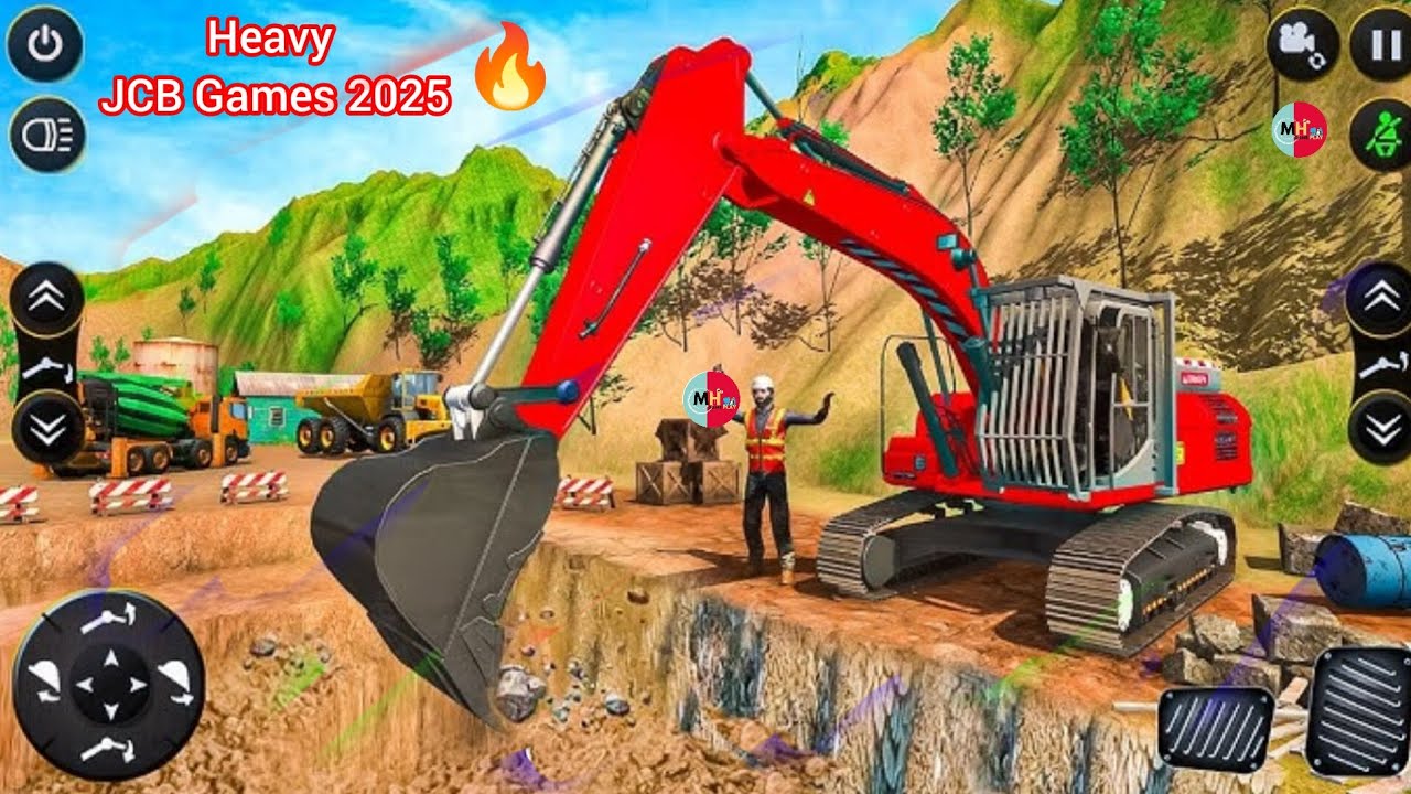🚧Heavy Excavator Crane City Construction Sim 2025 - Heavy JCB Games 2025 - Android Gameplay