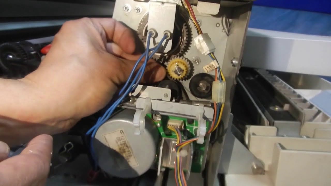 Repair for XEROX 6204-6705 checking the fuser belt and replacing the fuser gear