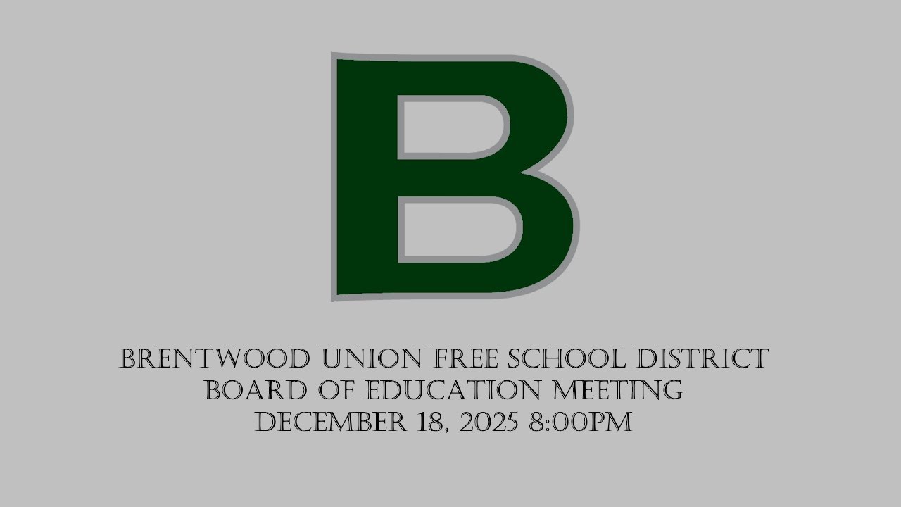 Board of Education Meeting December 18, 2025