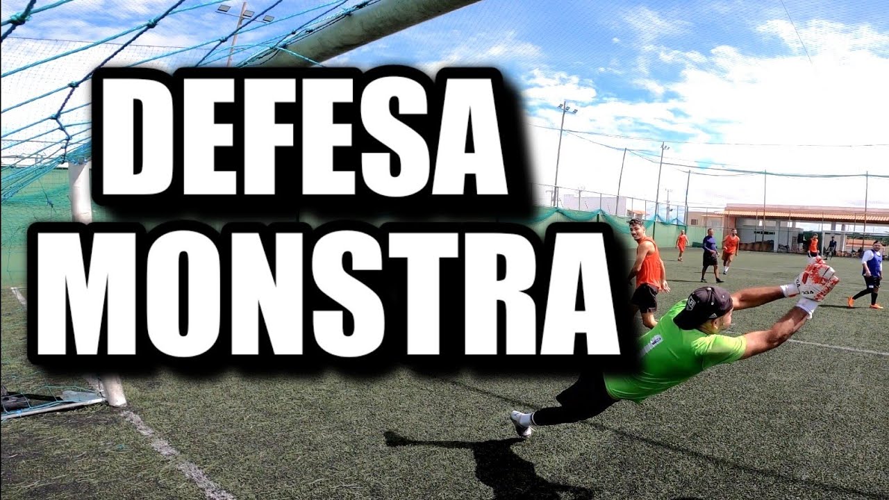 FIZ DEFESA SEM LUVA E AINDA TIVE 99% DE APROVEITAMENTO JOGANDO COM OS PÉS - SOU UM MONSTRO