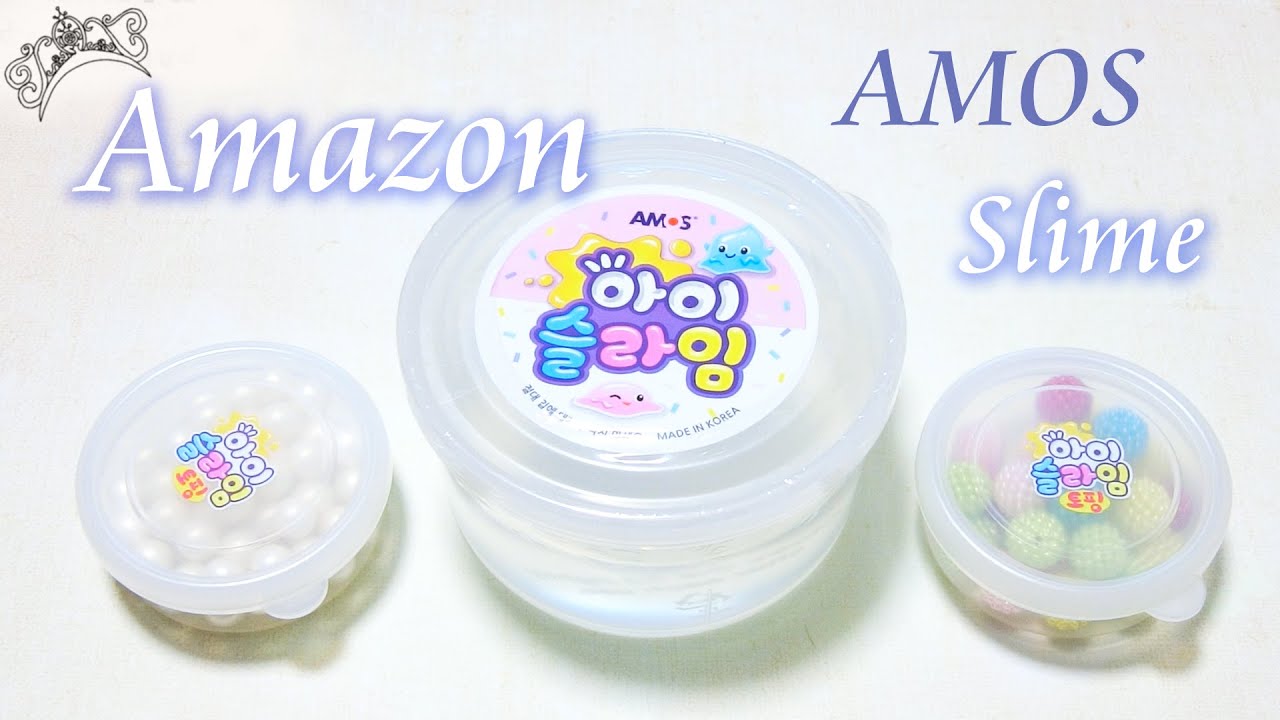 アマゾンで韓国の良さげなクリアスライムを買ったのデスガ......_(:3 」∠)_ ～AMOSアイスライム～【ASMR】【音フェチ】