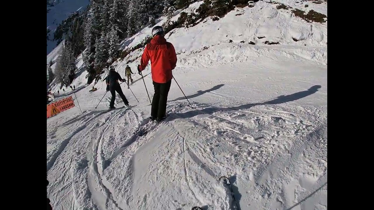 Blue run in Chamonix