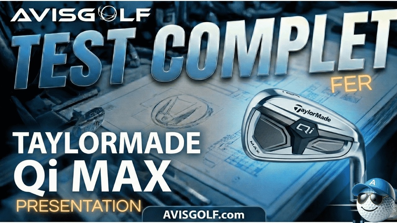 Présentation du fer TALYLORMADE Qi MAX 2026, par AVISGOLF.com.