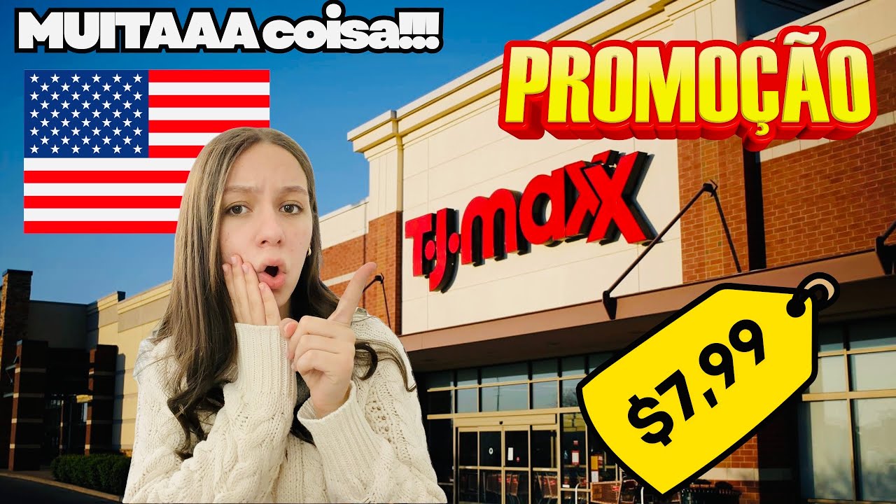 TJ MAXX NOS EUA: AS MELHORES PROMOÇÕES QUE JÁ VI! 🇺🇸