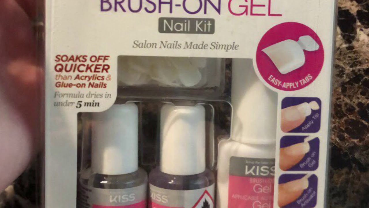 Kiss Brush-On Gel Nail Kit Tutorial