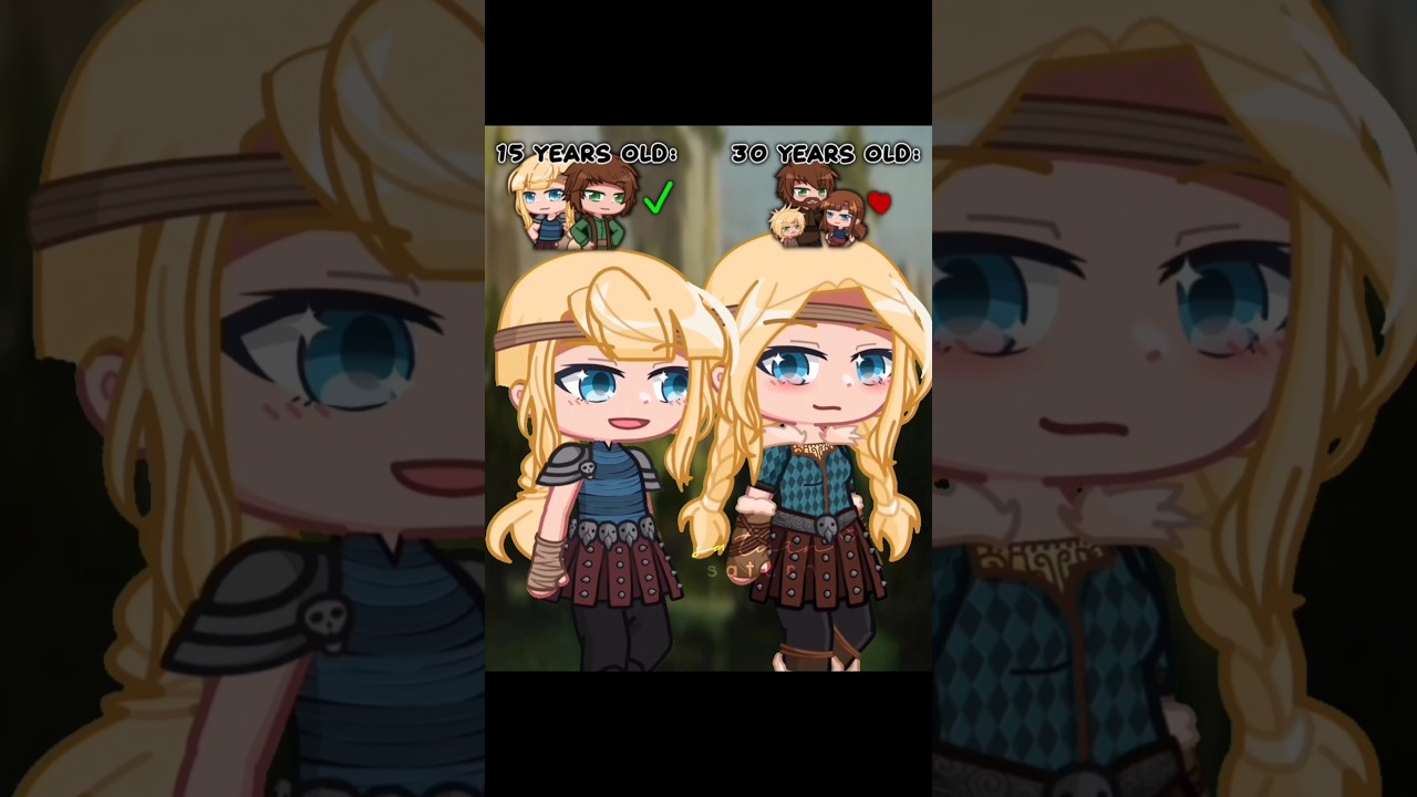 Why I'm in love now? I don't know ✨| HTTYD | #gacha #gachalife #gachatrend #httyd #hiccstrid