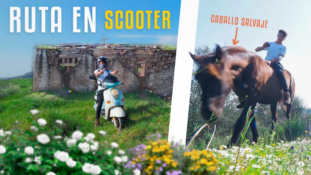 CONSTRUYENDO UNA CABAÑA - RUTA EN SCOOTER 125cc