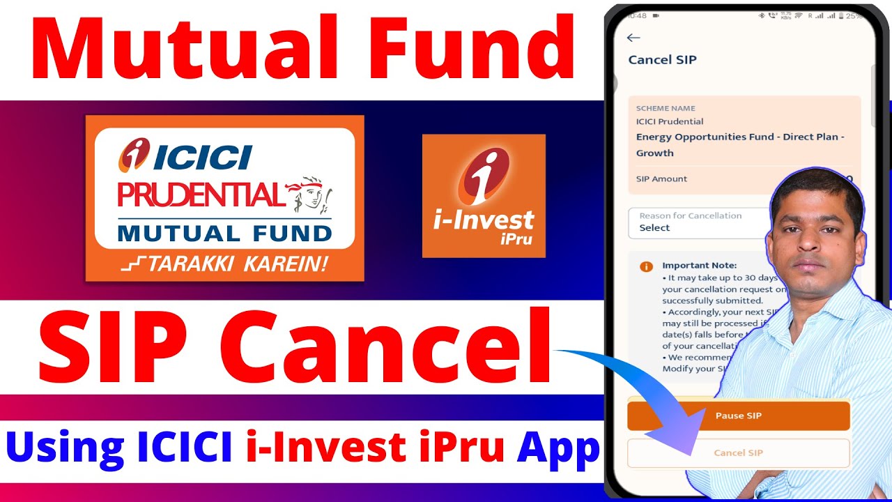 🔥How to cancel SIP in ICICI Mutual Fund 🔥| Mutual Fund SIP Cancellation using ICICI i-Invest App