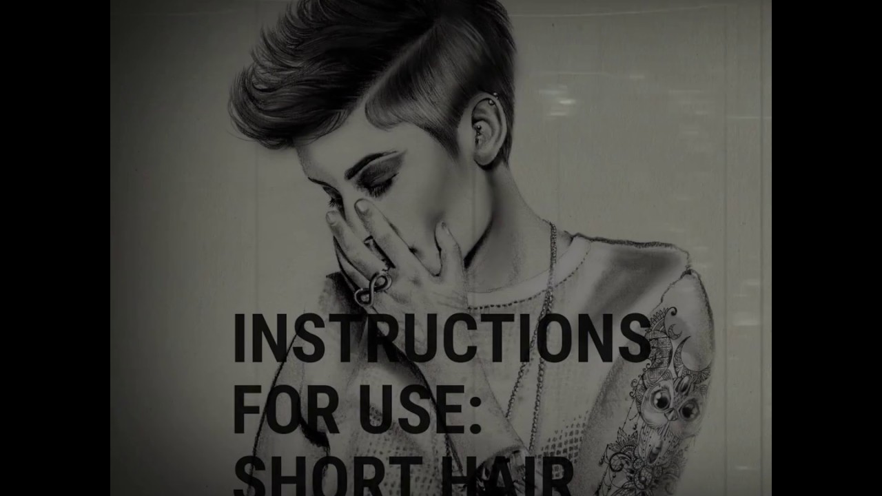 COLOR WAX - Instructions for use: short hair