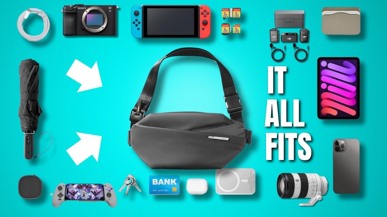 Under $40 Hidden Camera Sling Bag? Inateck Review & EDC Test