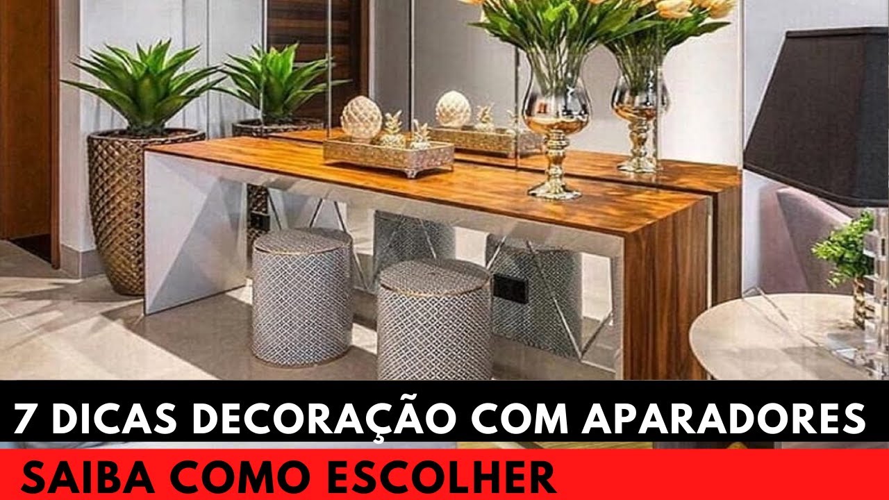 7 Dicas de Decorações com Aparadores nas Salas! | Saiba Como Escolher