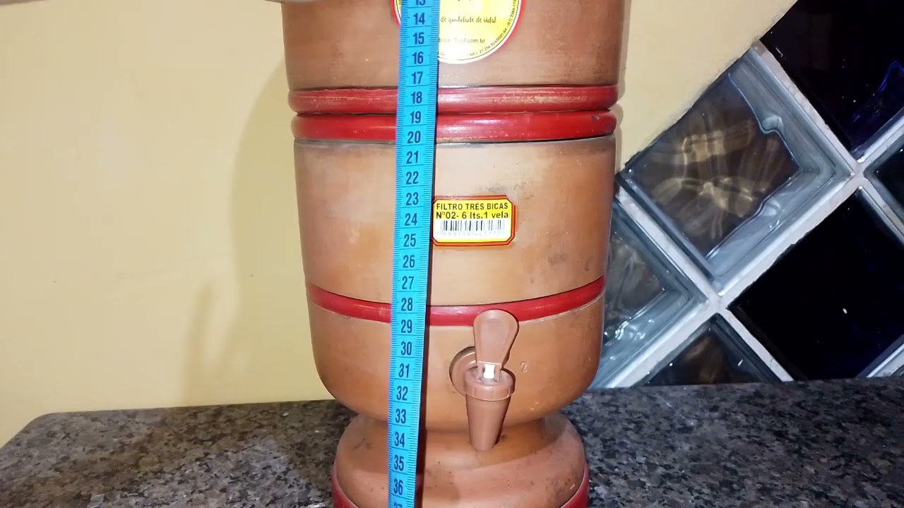 Como são feita as  medidas do meu filtro.