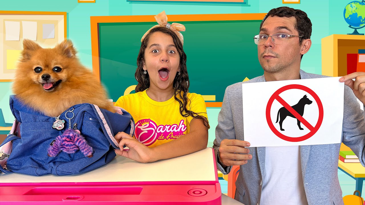 Sarah ensina como ser INTELIGENTE e um BOM AMIGO na escola