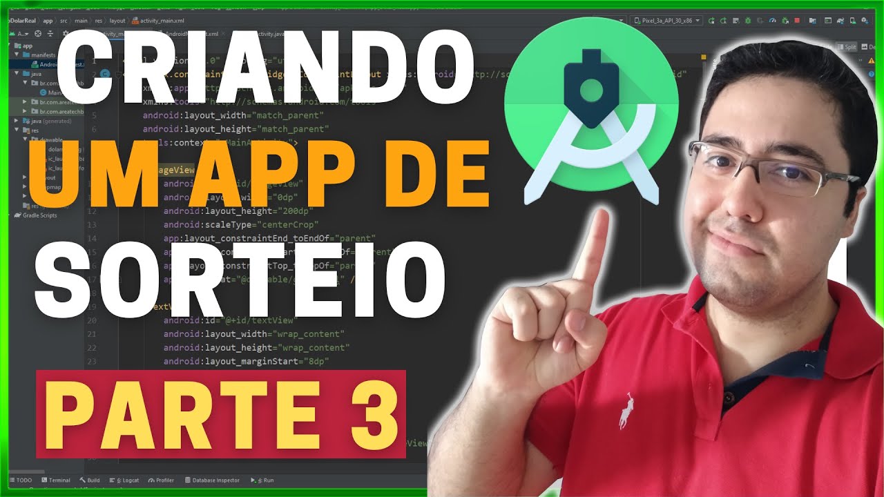 ANDROID STUDIO  - CRIANDO APLICATIVO DE SORTEIO (PARTE 3)