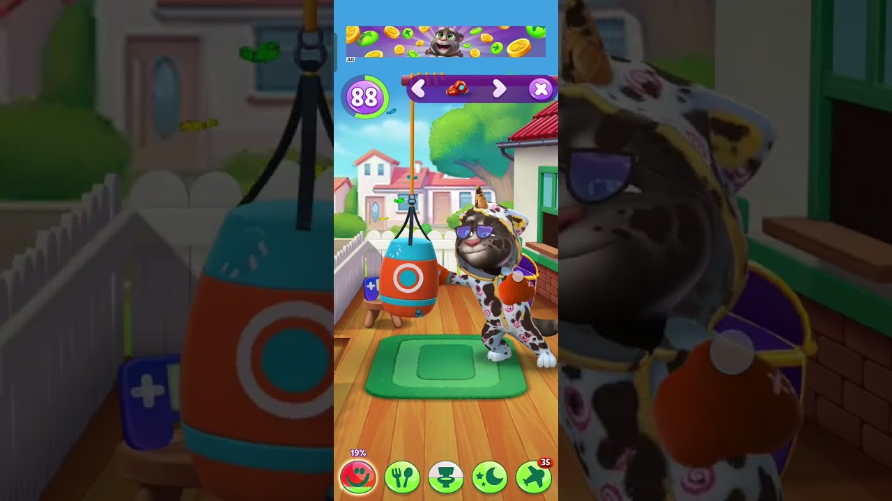 Talking tom cat cartoon 😹😹