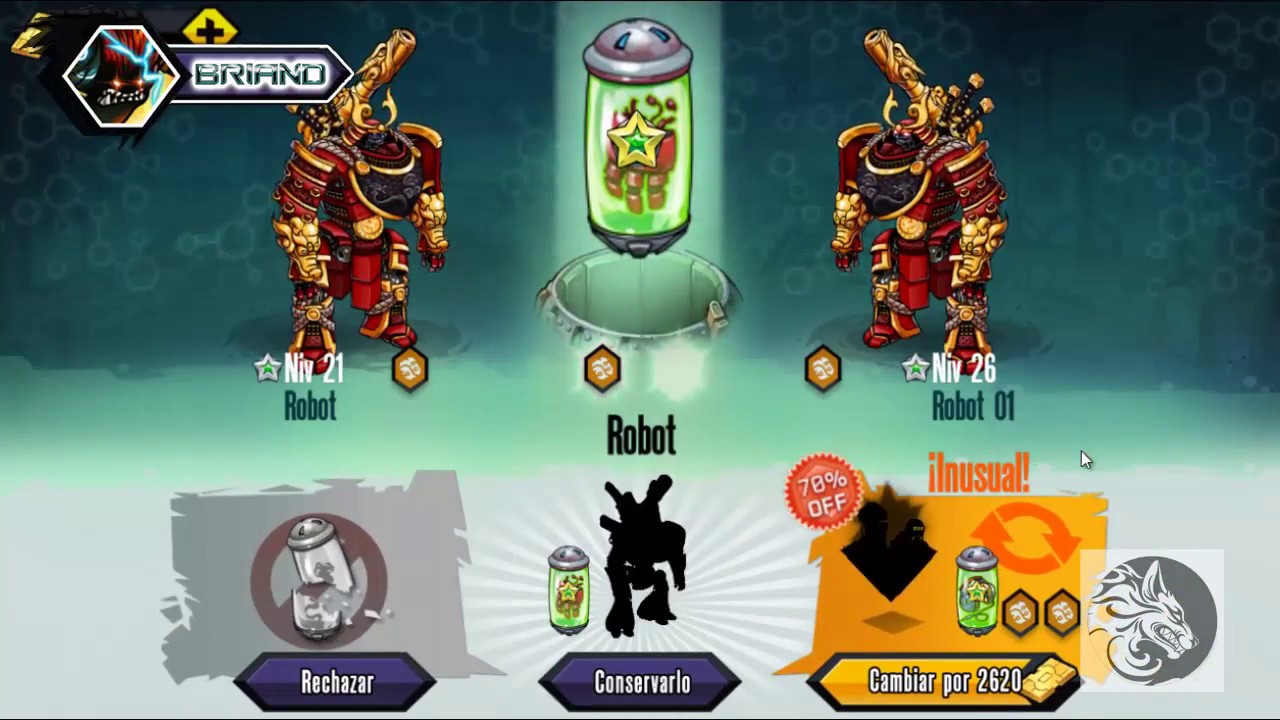 Mutants Genetic Gladiators - Bingo Iniciación platino completo