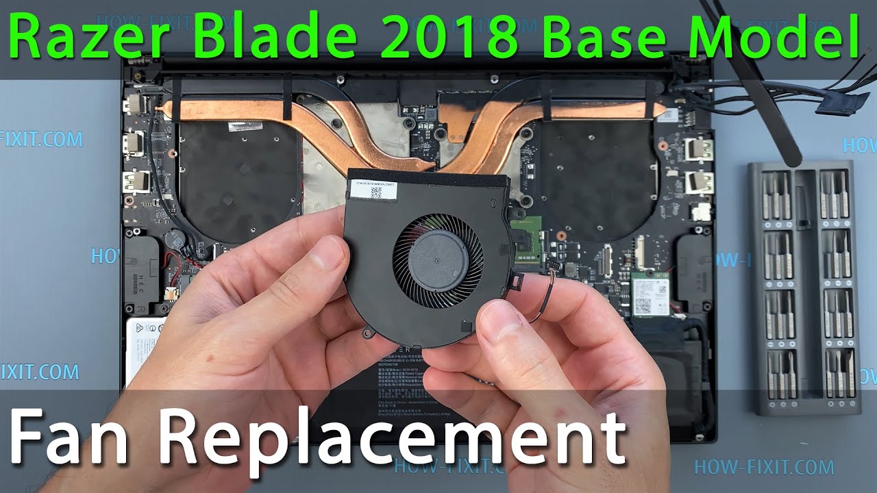 Razer Blade 15 Base Model 2018 Cooling Fan Replacement Guide