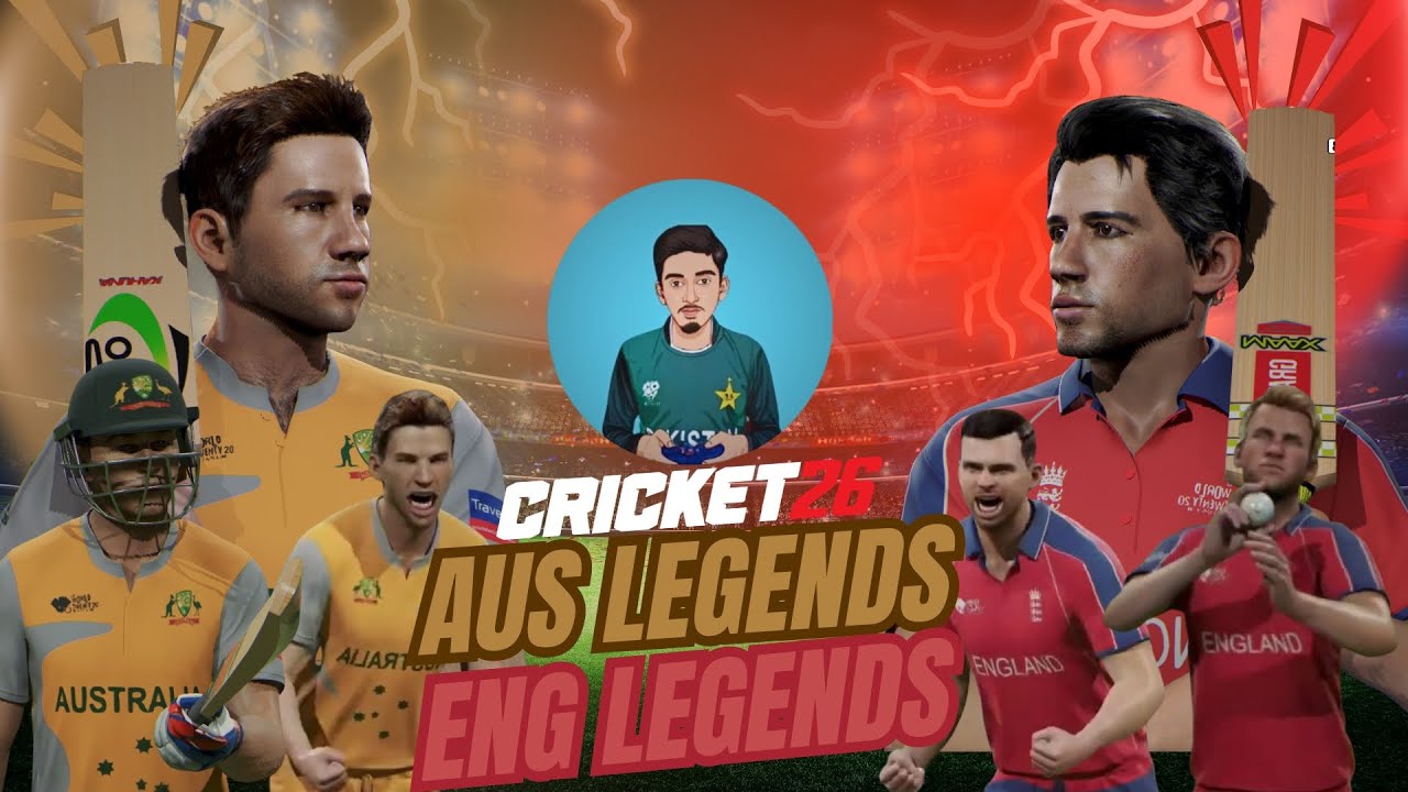 💥 LEGENDS KI TAKKAR: Aus vs Eng T20 LIVE Stream! by Afsar AK Gamer