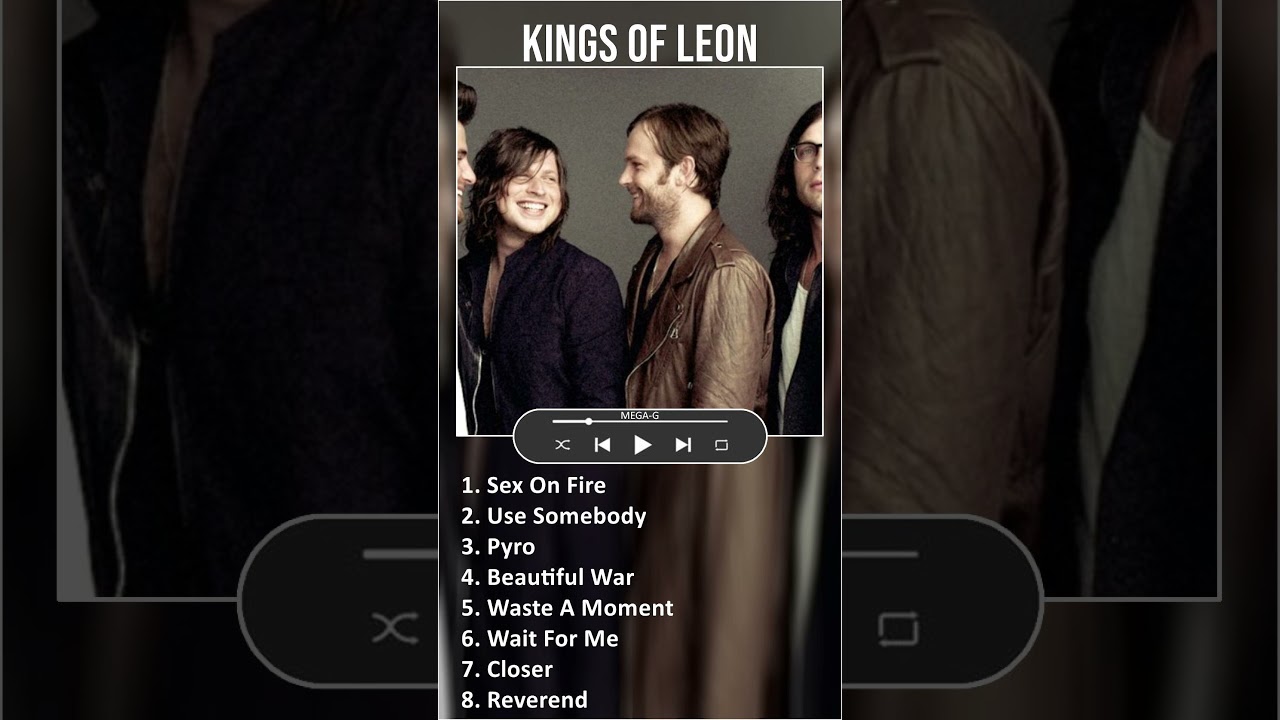 Kings Of Leon MIX Best Songs #shorts ~ 1990s Music So Far ~ Top Alternative Pop Rock, Rock, Pop,