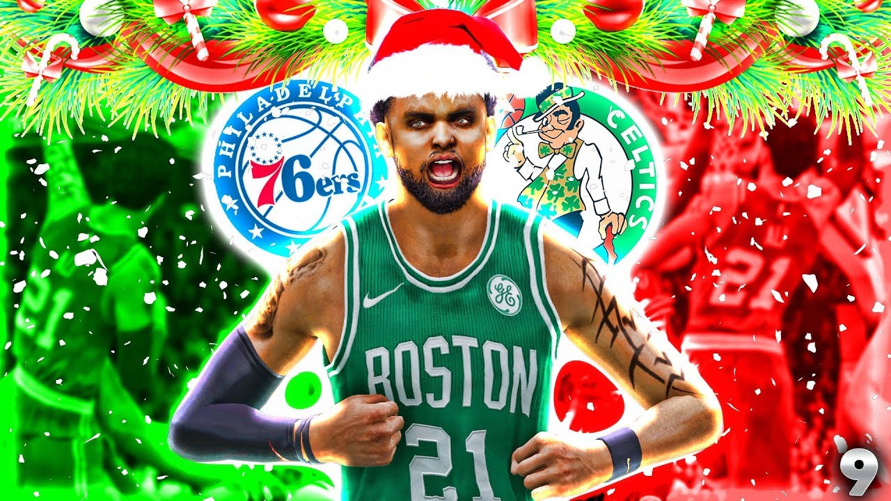NBA LIVE 19 MyCareer Ep.9 - I CAUGHT A BODY! Christmas Day Game vs 76ers!