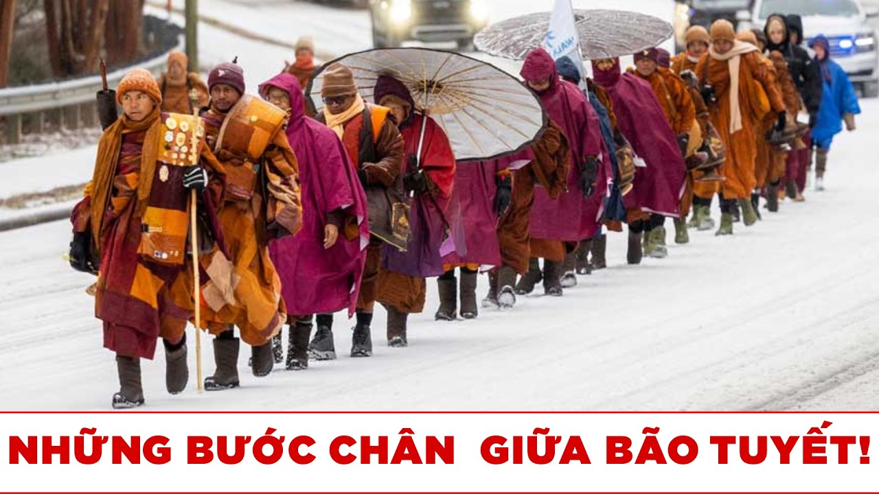 19 Nhà Sư Đi Bộ Xuyên Mỹ ❄️ Kỳ Tích Đóa Sen Nở Giữa Bão Tuyết Lạnh Giá | Bước Chân Tĩnh lặng