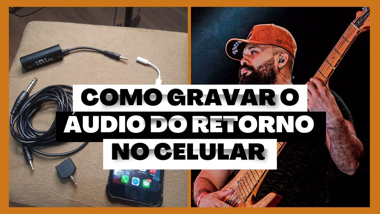 (Link na descrição) GRAVAR ÁUDIO DO RETORNO DE PALCO NO CELULAR VÍDEO OU LIVE | IPHONE | ANDROID |