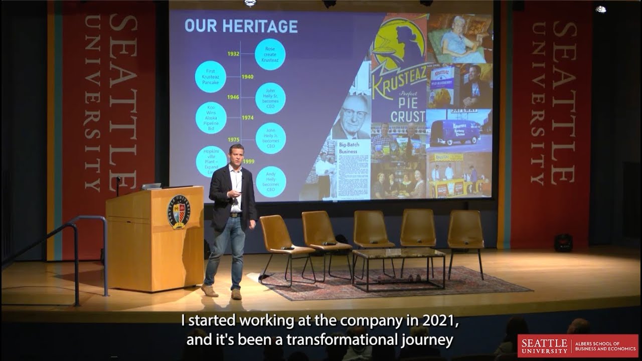 Highlights from The Albers Executive Speaker Series featuring Krusteaz CEO Andy Heily