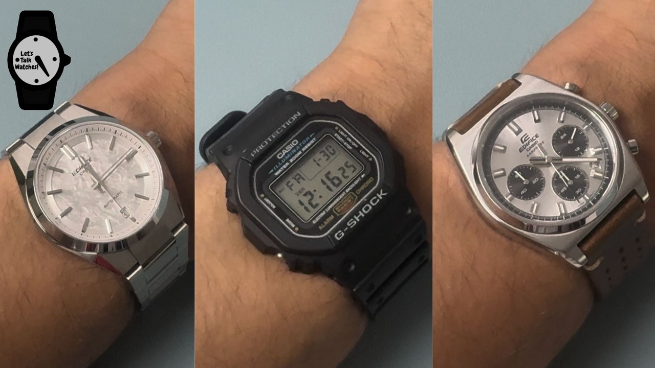 Создание универсальной коллекции из трех часов Casio