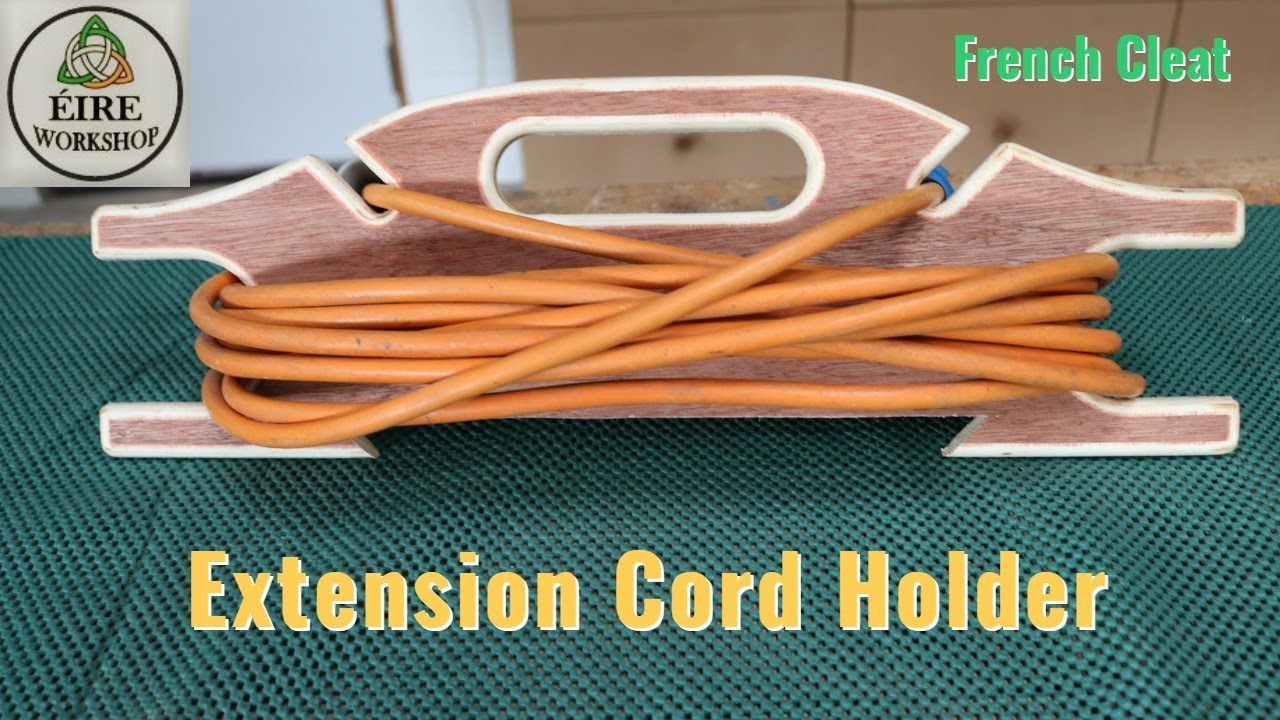 How to make an Extension Cord Holder / DIY / French Cleat System